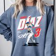 Edwin Diaz Los Angeles D Baseball Players MLBEDD204M Comfort Colors Sweatshirt Denim Edwin Diaz Los Angeles D Baseball Players MLBEDD204M Comfort Colors Sweatshirt Denim