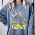 Fallout TV Series Lucy Do Unto Others Baseball Bat Gamer Comfort Colors Sweatshirt Denim Fallout TV Series Lucy Do Unto Others Baseball Bat Gamer Comfort Colors Sweatshirt Denim