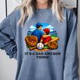 Father Son Baseball Father's Day Comfort Colors Sweatshirt Denim Father Son Baseball Father's Day Comfort Colors Sweatshirt Denim