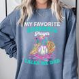 My Favorite Baseball Player Calls Me Dad Ice Cream Drip Comfort Colors Sweatshirt Denim My Favorite Baseball Player Calls Me Dad Ice Cream Drip Comfort Colors Sweatshirt Denim