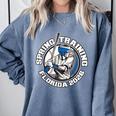 Florida Spring Trainings 2026 Baseball Grapefruit Cactus Comfort Colors Sweatshirt Denim