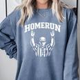 Football Referee Tee Touchdown Baseball Homerun Comfort Colors Sweatshirt Denim