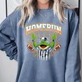 Football Referee Touchdown Baseball Homerun Frog Comfort Colors Sweatshirt Denim Football Referee Touchdown Baseball Homerun Frog Comfort Colors Sweatshirt Denim