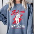 Future Matlacha Baseball Star Baseball Player Sports Theme Premium Tri-Blend Comfort Colors Sweatshirt Denim