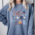 Game Day Baseball Lover Coquette Bow Girl Women Kid Mom Mama Comfort Colors Sweatshirt Denim Game Day Baseball Lover Coquette Bow Girl Women Kid Mom Mama Comfort Colors Sweatshirt Denim