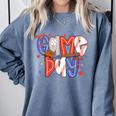 Game Day Baseball Lover Field Day Men Women Kid Comfort Colors Sweatshirt Denim Game Day Baseball Lover Field Day Men Women Kid Comfort Colors Sweatshirt Denim