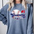 Grammy Rookie Of Year 1st Birthday Baseball Theme Matching Comfort Colors Sweatshirt Denim Grammy Rookie Of Year 1st Birthday Baseball Theme Matching Comfort Colors Sweatshirt Denim