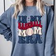 Groovy In My Baseball Mom Era Baseball Mama Mother's Day Comfort Colors Sweatshirt Denim Groovy In My Baseball Mom Era Baseball Mama Mother's Day Comfort Colors Sweatshirt Denim