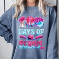 Happy 100 Days Of School Game Day Baseball Ice Cream Drip Comfort Colors Sweatshirt Denim Happy 100 Days Of School Game Day Baseball Ice Cream Drip Comfort Colors Sweatshirt Denim