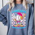 I Hit 100 Days Of School Baseball Ice Cream Drip Comfort Colors Sweatshirt Denim