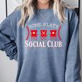 Home Plate Social Club Softball Season Baseball Mom Premium Comfort Colors Sweatshirt Denim Home Plate Social Club Softball Season Baseball Mom Premium Comfort Colors Sweatshirt Denim
