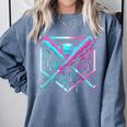 Ice Cream Baseball Drip Home Plate Bats Cool For Boys Youth Comfort Colors Sweatshirt Denim Ice Cream Baseball Drip Home Plate Bats Cool For Boys Youth Comfort Colors Sweatshirt Denim