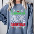 I'Ll Be Home For Christmas Baseball Xmas Comfort Colors Sweatshirt Denim I'Ll Be Home For Christmas Baseball Xmas Comfort Colors Sweatshirt Denim