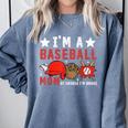 I'm A Baseball Mom Of Course I'm Broke Comfort Colors Sweatshirt Denim
