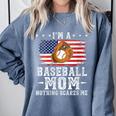 I'm a Baseball Mom Nothing Scares Me Baseball Comfort Colors Sweatshirt Denim I'm a Baseball Mom Nothing Scares Me Baseball Comfort Colors Sweatshirt Denim