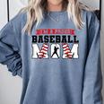 I'm a Proud Baseball Mom Baseball Comfort Colors Sweatshirt Denim I'm a Proud Baseball Mom Baseball Comfort Colors Sweatshirt Denim