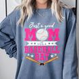Just A Good Mom With A Baseball Bat Baseball Mom Comfort Colors Sweatshirt Denim Just A Good Mom With A Baseball Bat Baseball Mom Comfort Colors Sweatshirt Denim