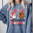 I Just Hit 100 Days Of School Baseball Boy Girl Teacher Comfort Colors Sweatshirt Denim I Just Hit 100 Days Of School Baseball Boy Girl Teacher Comfort Colors Sweatshirt Denim