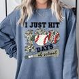 I Just Hit 100 Days Of School Camo Baseball 100 Days Smarter Comfort Colors Sweatshirt Denim I Just Hit 100 Days Of School Camo Baseball 100 Days Smarter Comfort Colors Sweatshirt Denim