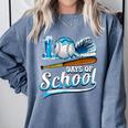 Kid 100 Days Of School Drip Baseball Ice Cream 100th Day Boy Comfort Colors Sweatshirt Denim Kid 100 Days Of School Drip Baseball Ice Cream 100th Day Boy Comfort Colors Sweatshirt Denim