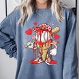 Kids Baseball Drip Ice Cream Apparel Kids Boys Valentine Comfort Colors Sweatshirt Denim Kids Baseball Drip Ice Cream Apparel Kids Boys Valentine Comfort Colors Sweatshirt Denim
