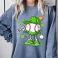 Kids Boys Happy St Patricks Day Kids Baseball Ice Cream Drip Comfort Colors Sweatshirt Denim Kids Boys Happy St Patricks Day Kids Baseball Ice Cream Drip Comfort Colors Sweatshirt Denim