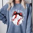 Loud & Proud Baseball Mom Baseballs Mother Sport Women Girls Comfort Colors Sweatshirt Denim Loud & Proud Baseball Mom Baseballs Mother Sport Women Girls Comfort Colors Sweatshirt Denim