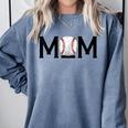Loud & Proud Baseball Mom Softball Mother Women Mommy Comfort Colors Sweatshirt Denim