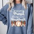 Loud And Proud Baseball Mom Messy Bun 2024 Comfort Colors Sweatshirt Denim Loud And Proud Baseball Mom Messy Bun 2024 Comfort Colors Sweatshirt Denim