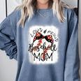 Loud Proud Baseball Mom Mommy Comfort Colors Sweatshirt Denim