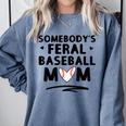 Loudmouth Baseball Mama ShirtSomebody's Feral Baseball Mom Comfort Colors Sweatshirt Denim Loudmouth Baseball Mama ShirtSomebody's Feral Baseball Mom Comfort Colors Sweatshirt Denim