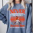 Love Of A Baseball Mom Pitcher Catcher Baseball Player Comfort Colors Sweatshirt Denim Love Of A Baseball Mom Pitcher Catcher Baseball Player Comfort Colors Sweatshirt Denim
