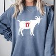 Lovers Baseball Goat 17 Apparel Men Women Kids Comfort Colors Sweatshirt Denim Lovers Baseball Goat 17 Apparel Men Women Kids Comfort Colors Sweatshirt Denim