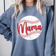 Mama Baseball Mom Comfort Colors Sweatshirt Denim Mama Baseball Mom Comfort Colors Sweatshirt Denim