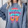 Mason 67 Costume Ice Cream Baseball Drip 6 7 Meme Six Seven Comfort Colors Sweatshirt Denim Mason 67 Costume Ice Cream Baseball Drip 6 7 Meme Six Seven Comfort Colors Sweatshirt Denim