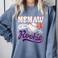 Memaw Rookie Of Year 1st Birthday Baseball Theme Matching Comfort Colors Sweatshirt Denim Memaw Rookie Of Year 1st Birthday Baseball Theme Matching Comfort Colors Sweatshirt Denim