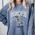 Miguel Rojas Unsung Hero Los Angeles Baseball MLBPA Comfort Colors Sweatshirt Denim Miguel Rojas Unsung Hero Los Angeles Baseball MLBPA Comfort Colors Sweatshirt Denim