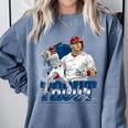 Mike Trout Los Angeles A MLB Baseball Players MLBMTR302N Comfort Colors Sweatshirt Denim Mike Trout Los Angeles A MLB Baseball Players MLBMTR302N Comfort Colors Sweatshirt Denim