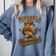 Missoula Mudweasels Retro Minor League Baseball Comfort Colors Sweatshirt Denim Missoula Mudweasels Retro Minor League Baseball Comfort Colors Sweatshirt Denim