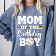 Mom Of The Birthday Boy Baseball Bday Family Comfort Colors Sweatshirt Denim Mom Of The Birthday Boy Baseball Bday Family Comfort Colors Sweatshirt Denim
