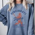 Negro League Baseball History Month Cincinnati Ohio Comfort Colors Sweatshirt Denim Negro League Baseball History Month Cincinnati Ohio Comfort Colors Sweatshirt Denim