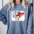 Peace Love Baseball Mom Mommy Premium Comfort Colors Sweatshirt Denim Peace Love Baseball Mom Mommy Premium Comfort Colors Sweatshirt Denim