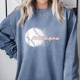 Philadelphia Baseball Skyline Philly Men Women Comfort Colors Sweatshirt Denim Philadelphia Baseball Skyline Philly Men Women Comfort Colors Sweatshirt Denim