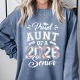 Proud Aunt Of A 2026 Senior Baseball Graduate Comfort Colors Sweatshirt Denim Proud Aunt Of A 2026 Senior Baseball Graduate Comfort Colors Sweatshirt Denim
