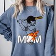 Proud Baseball MOM Sports & Softball Nostalgia Comfort Colors Sweatshirt Denim Proud Baseball MOM Sports & Softball Nostalgia Comfort Colors Sweatshirt Denim