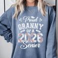 Proud Granny Of A 2026 Senior Baseball Graduate Comfort Colors Sweatshirt Denim