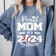 Proud Mom Of a 2024 Senior Baseball Mom 2024 Graduate Comfort Colors Sweatshirt Denim Proud Mom Of a 2024 Senior Baseball Mom 2024 Graduate Comfort Colors Sweatshirt Denim