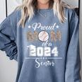 Proud Mom Of a 2024 Senior Class Of 2024 Baseball Mom Comfort Colors Sweatshirt Denim Proud Mom Of a 2024 Senior Class Of 2024 Baseball Mom Comfort Colors Sweatshirt Denim