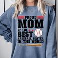 Proud Mom Of An Awesome Baseball Baseball Mom Comfort Colors Sweatshirt Denim Proud Mom Of An Awesome Baseball Baseball Mom Comfort Colors Sweatshirt Denim