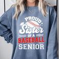 Proud Sister Of A Baseball Senior Class Of 2026 Graduation Comfort Colors Sweatshirt Denim Proud Sister Of A Baseball Senior Class Of 2026 Graduation Comfort Colors Sweatshirt Denim